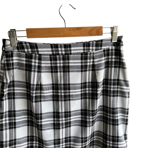 Missguided - Plaid Fringe Mini Skirt Y2K Wrap Style Sz 6 - Picture 4 of 7
